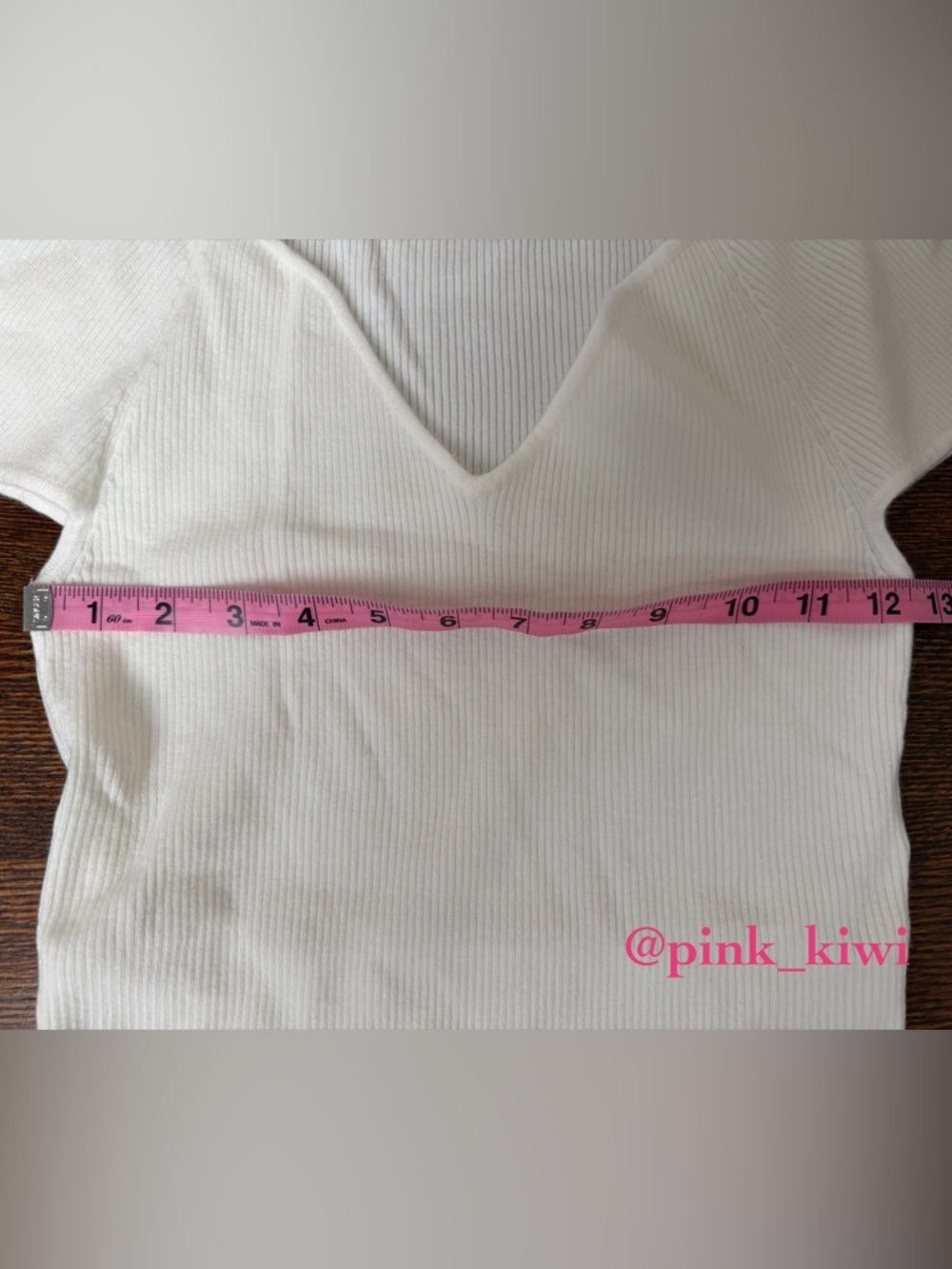 7 For All Mankind Sweetheart Ribbed Top - Picture 11 of 12